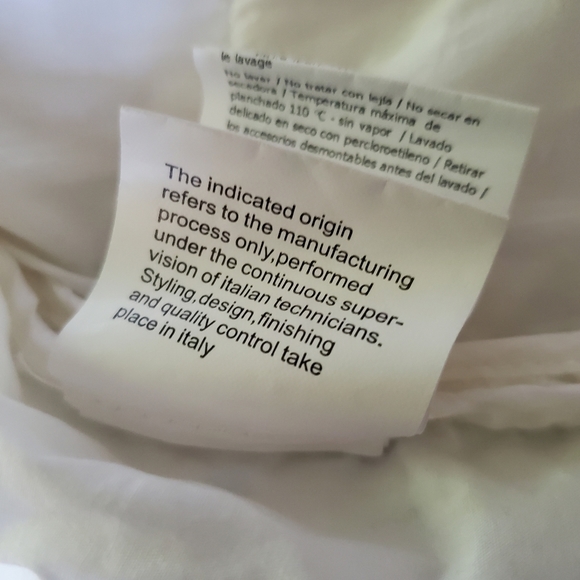 LUISA SPAGNOLI | Floral Lace  White Bridal White Collared Blazer - Picture 11 of 11